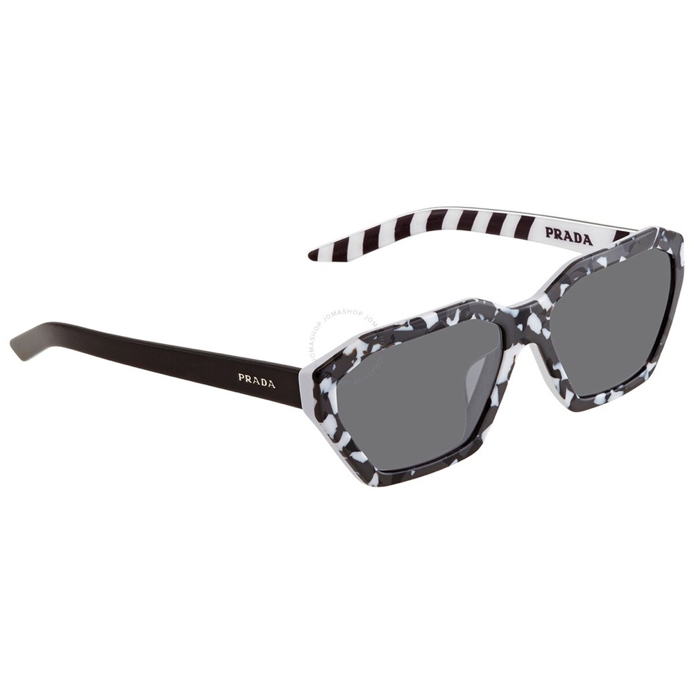Prada Tortoiseshell Black & White Square Sunglasses - Picture 3 of 16